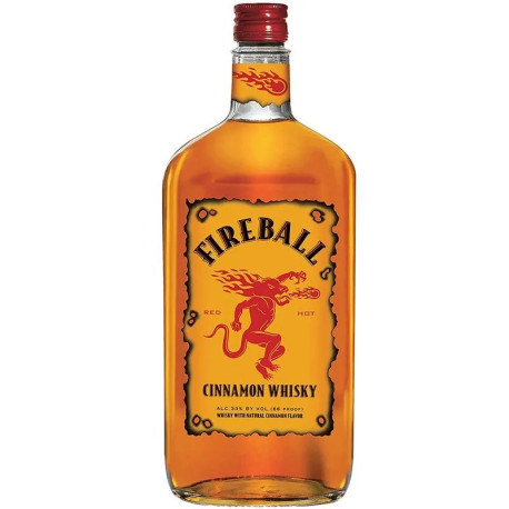 Fireball Cinnamon Licor de Whisky 1L Fireball Cinnamon Licor de Whisky 1L