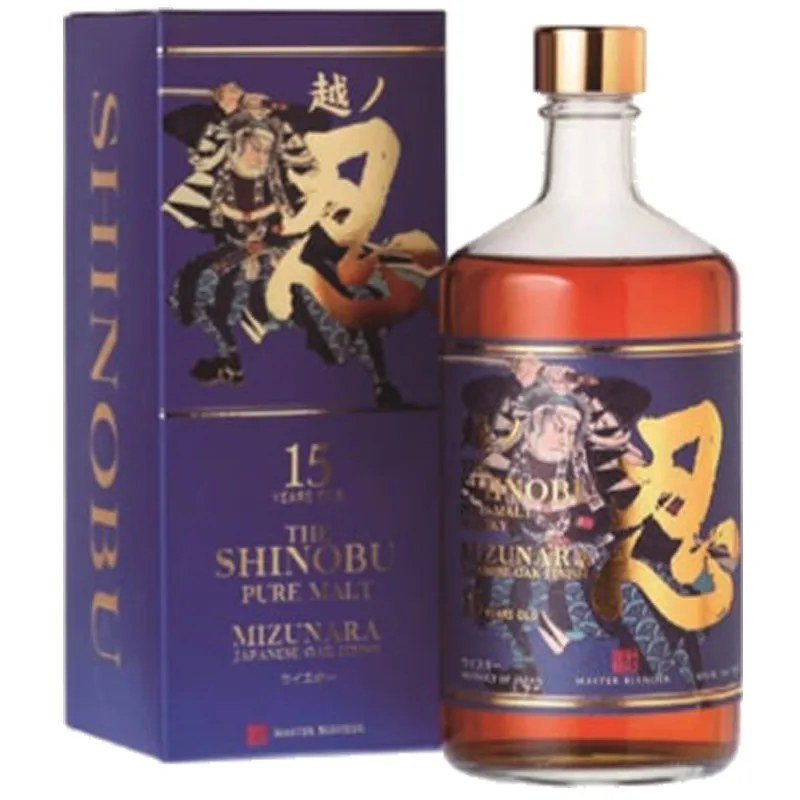 Shinobu 15 Years Old Old Pure Mizunara Oak Finish 70cl
