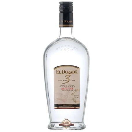 El Dorado Old Rum 3 Years Old 70cl El Dorado Old Rum 3 Years Old 70cl