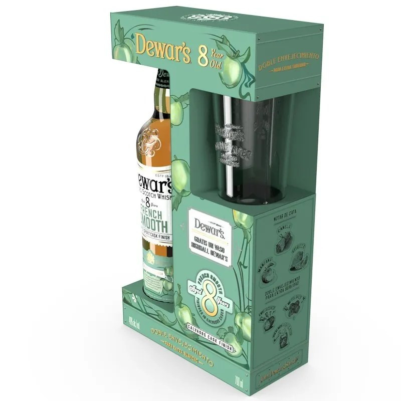 Dewar's 8 Years Old French Smooth + Vaso 70cl