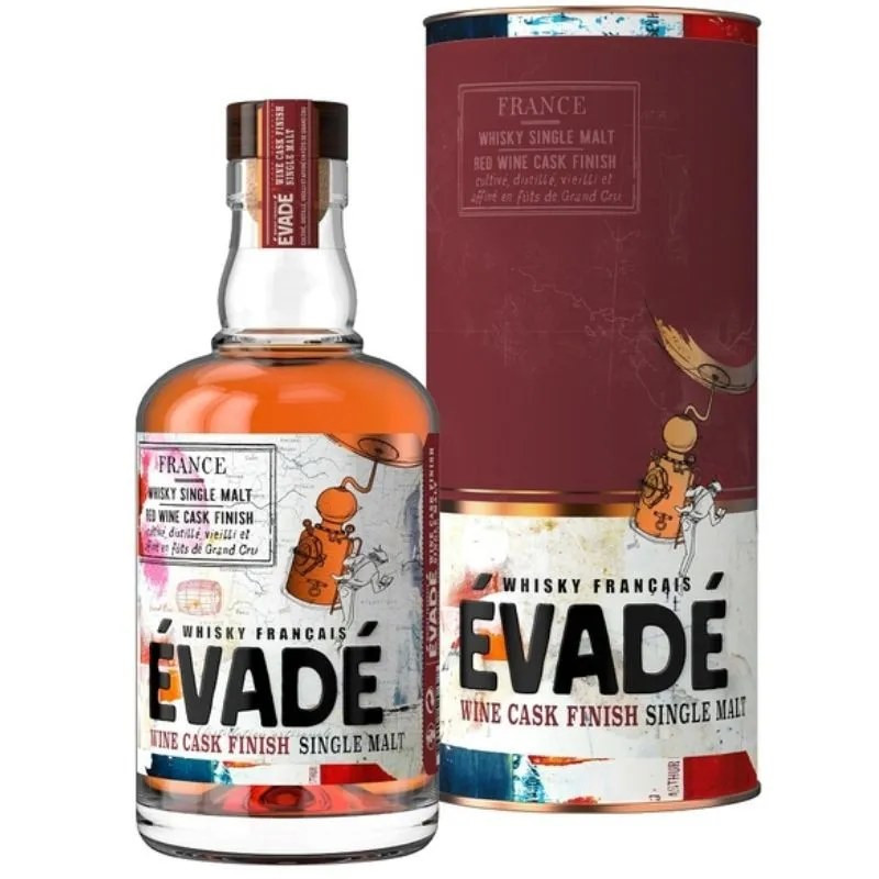 Evade Single Malt Red Wine Whisky 70cl