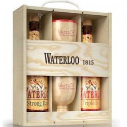 Estuche Waterloo 2X75Cl + 2 Vasos