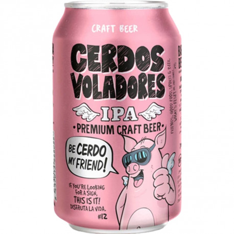 Cerdos Voladores Saison Ipa Lata 33Cl