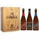 Estuche de madera de 3 botellas gama premium Gouden Carolus 75 CL