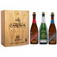 Estuche de madera de 3 botellas gama premium Gouden Carolus 75 CL