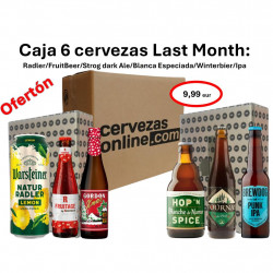Caja Last month variada 6 CERVEZAS DE FECHA CONSUMO PREFERENTE CORTA