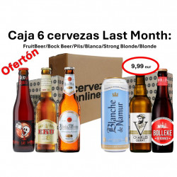 Caja Last month variada 6 CERVEZAS DE FECHA CONSUMO PREFERENTE CORTA