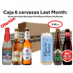 Caja Last month variada 6 CERVEZAS DE FECHA CONSUMO PREFERENTE CORTA