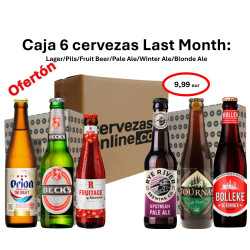 Caja Last month variada 6 CERVEZAS DE FECHA CONSUMO PREFERENTE CORTA