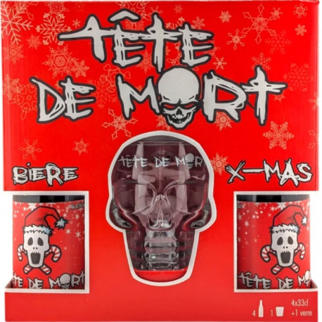 Estuche Tete De Mort Xmas 4X33Cl+1V
