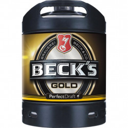 Barril Becks Gold 6L. Perfect Draft