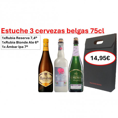Estuche FBS 3 botellas de 75cl