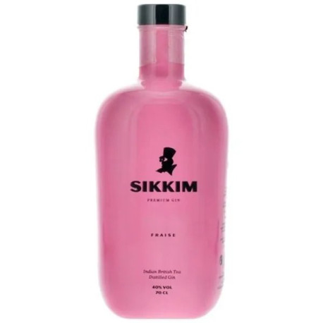 Gin Sikkim Fraise 70cl Gin Sikkim Fraise 70cl