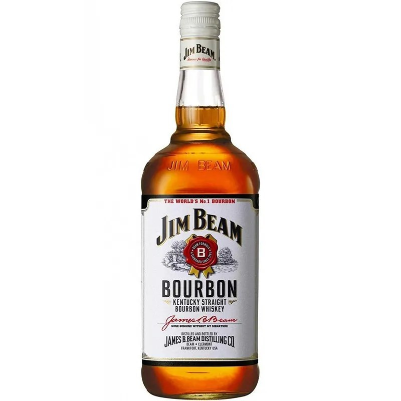 Jim Beam Kentucky Straight Bourbon Whiskey 1L