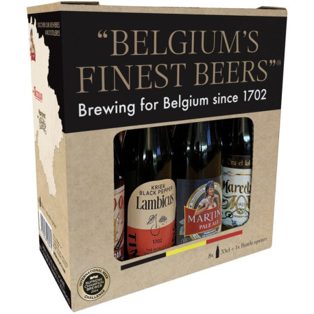 Estuche Finest Beer Selection 8 Botellas 33cl + Abridor Estuche Finest Beer Selection 8 Botellas 33cl + Abridor