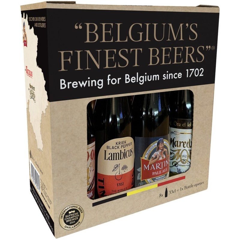 Estuche Finest Beer Selection 8 Botellas 33cl + Abridor
