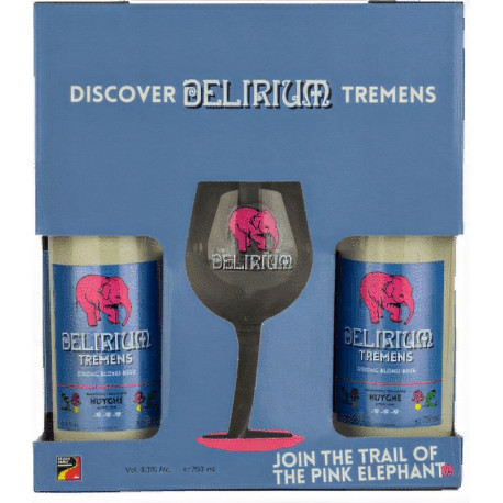 Estuche Delirium Tremens 2 Botellas 75cl + Copa Estuche Delirium Tremens 2 Botellas 75cl + Copa