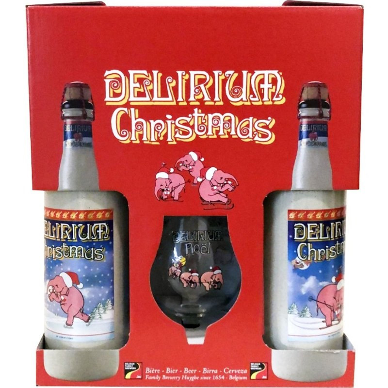Estuche Delirium Noel 2*75cl + 1 Vaso