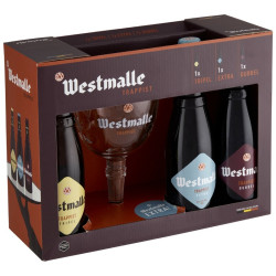 Estuche Westmalle 3 Botellas 33cl + Copa
