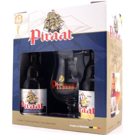 Estuche Piraat 2 Botellas 33cl + Copa Estuche Piraat 2 Botellas 33cl + Copa