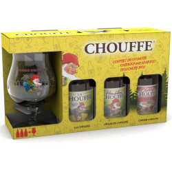 Estuche La Chouffe 3 Botellas 33cl + Copa