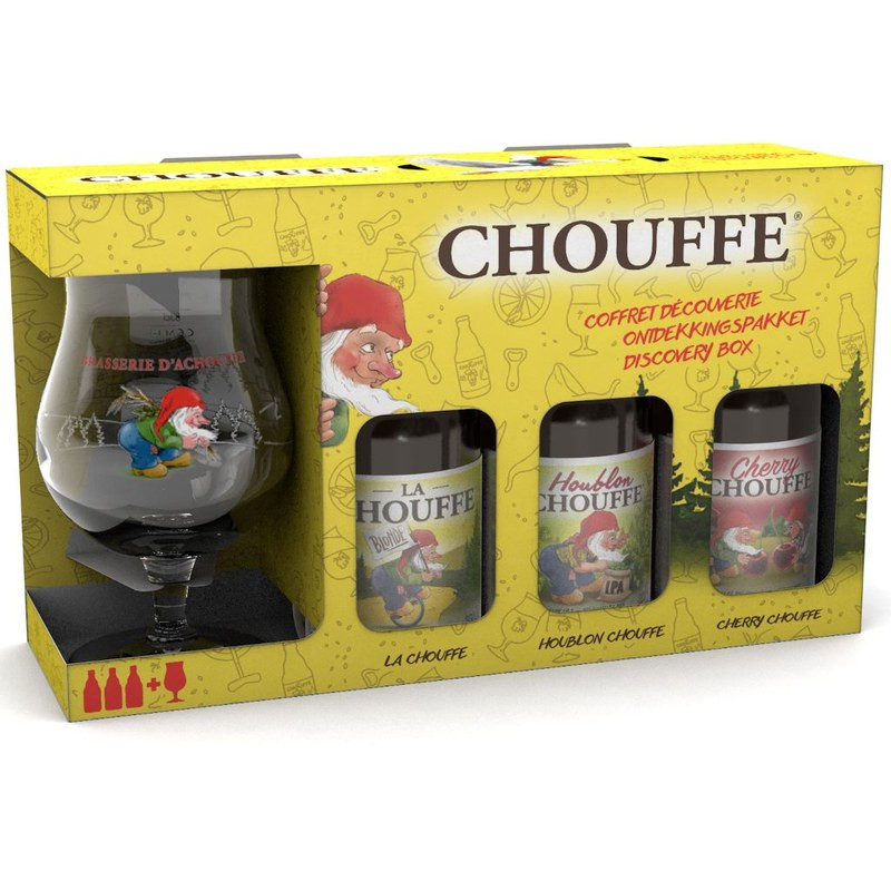 Estuche La Chouffe 3 Botellas 33cl + Copa